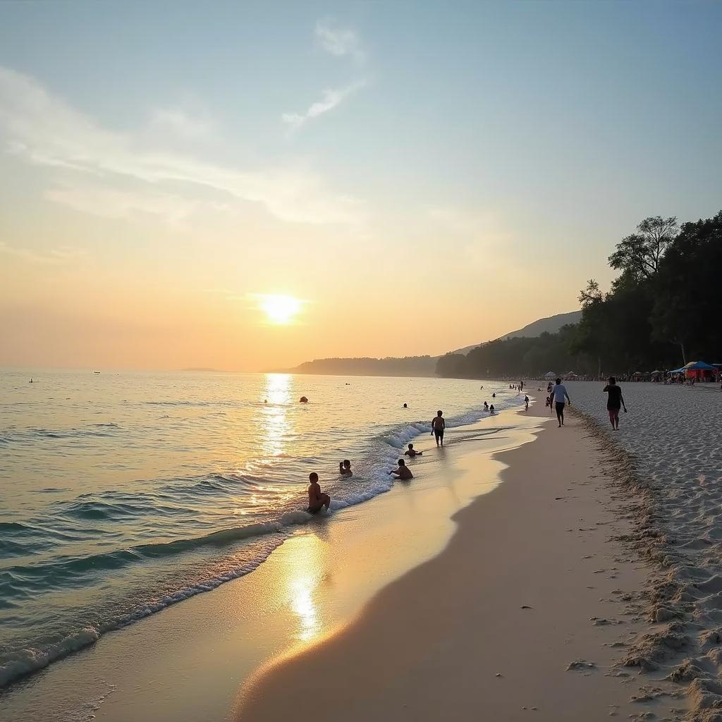 bai-bien-hai-tien-voi-cat-trang-nuoc-xanh-trong-nang-vang