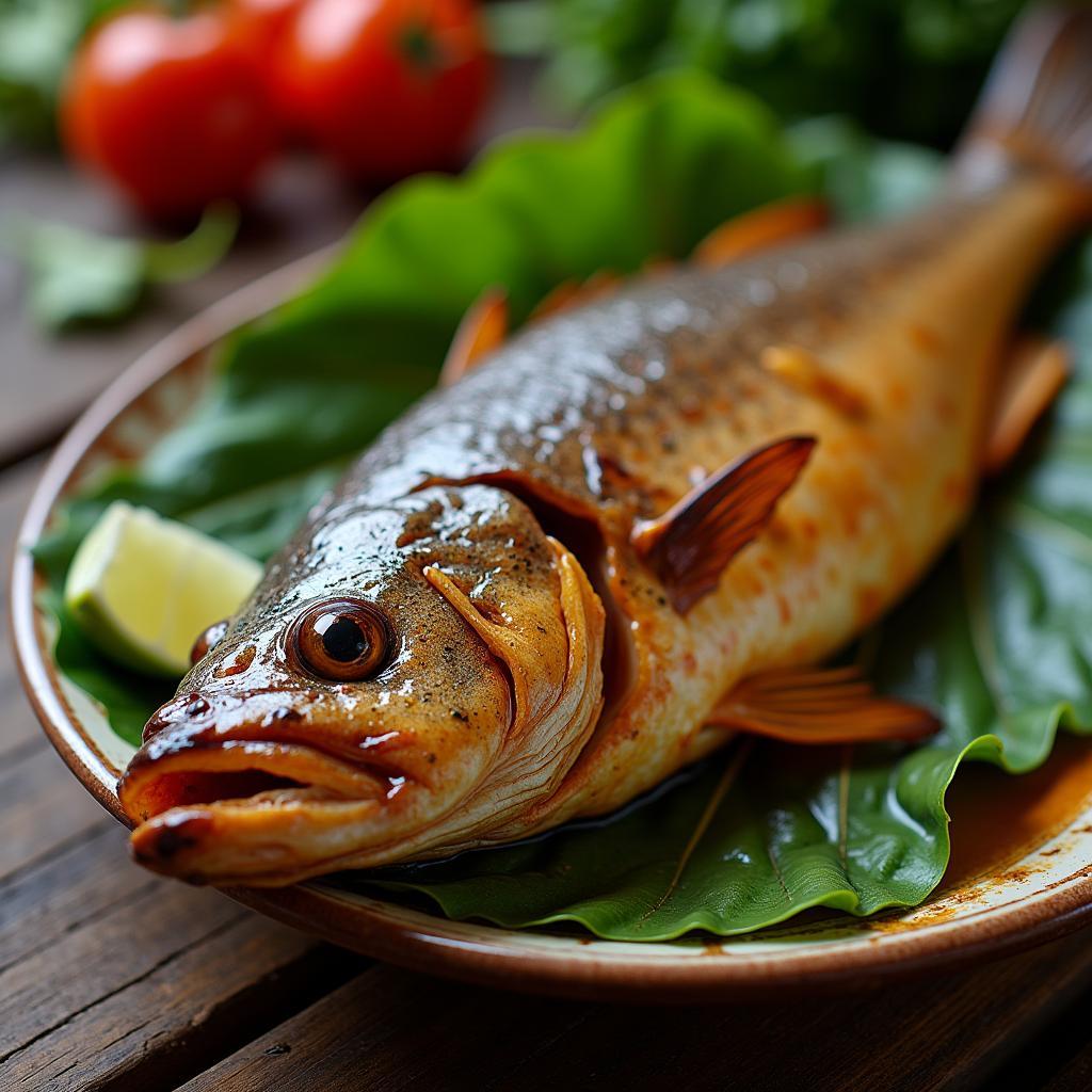 Ca nuong rieng me Thanh Hoa thom ngon, vang ruom, hap dan thuc khach