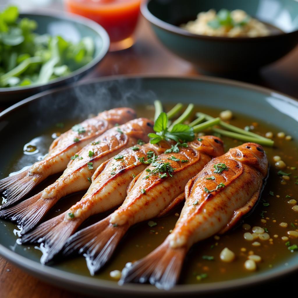 Cá nướng Sông Mã đặc sản Hồ Cửa Đạt Thanh Hóa