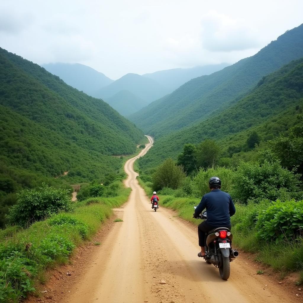 Đường đi đến Hang Toòng Quan Hóa Thanh Hóa hiểm trở khó khăn