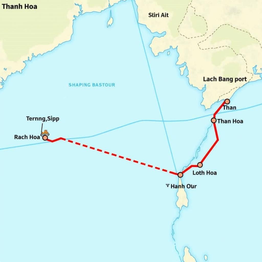 Hướng dẫn đường đi chi tiết đến đảo Hòn Nẹ từ thành phố Thanh Hóa, bao gồm cả lộ trình đến cảng Lạch Bạng và thuê thuyền ra đảo