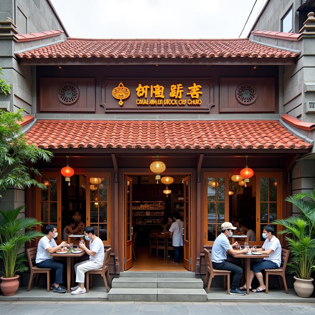 Nhà hàng Vịt Cổ Lũng Bá Thước Thanh Hóa không gian đậm chất địa phương