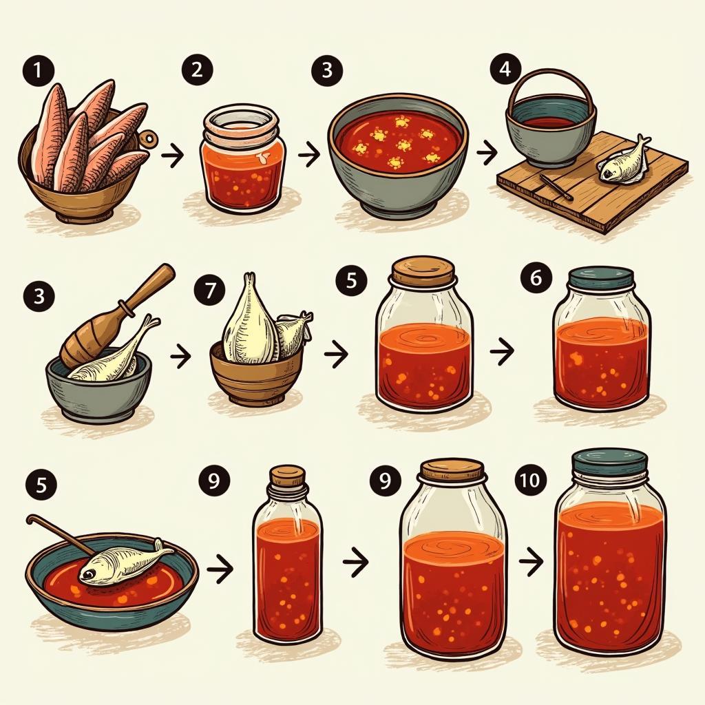 Quy trình làm mắm cá thu Nghi Sơn Thanh Hóa tỉ mỉ, công phu