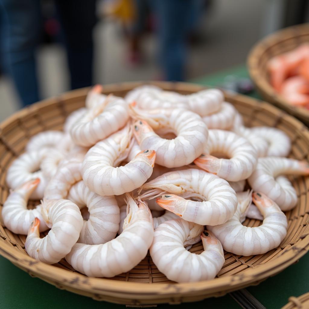 Tôm nõn Hải Tiến đặc sản biển Thanh Hóa tươi ngon hấp dẫn