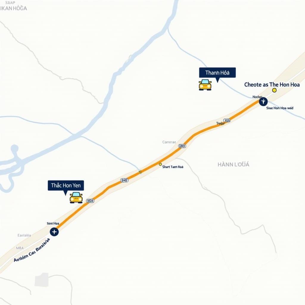 Hướng dẫn chi tiết đường đi đến Thác Hón Yên từ trung tâm thành phố Thanh Hóa